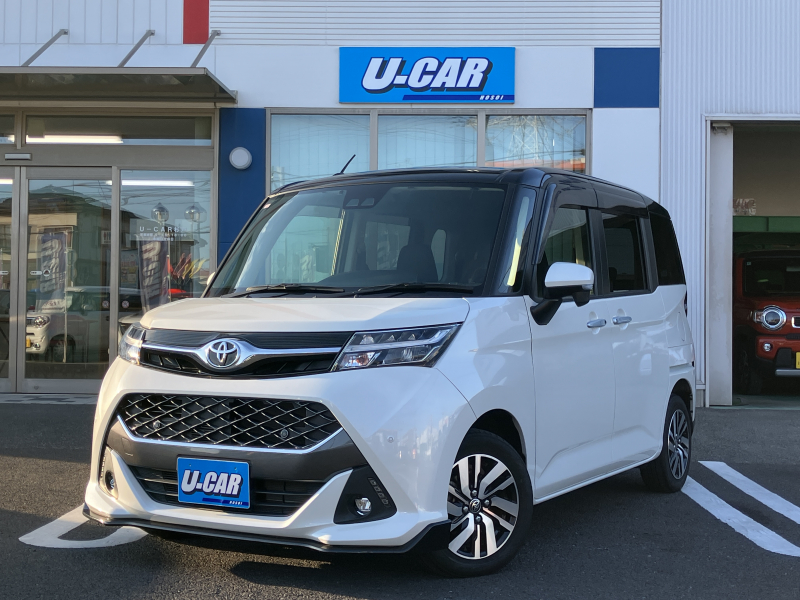 トヨタ タンク カスタムG　ナビ・バックカメラ・ETC・両側パワスラ・クルコン・LEDライト・衝突軽減ブレーキ・オートライト・オートハイビーム・シートヒーター・禁煙車