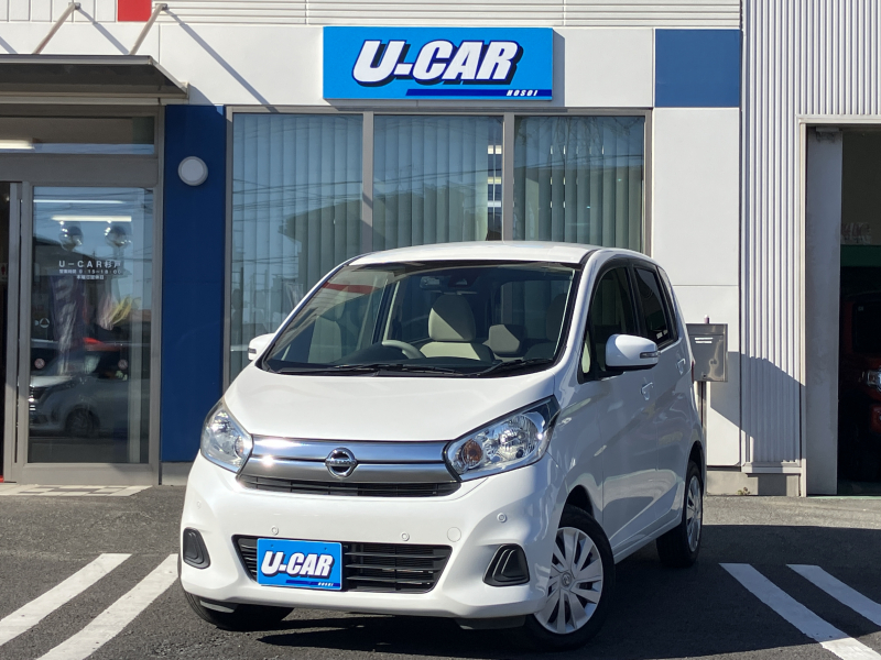 日産 デイズ X　ナビ・アラビュー・ETC・ドラレコ・エマブレ・スマートキー・プッシュスタート・アイドリングストップ・フルセグ・禁煙車