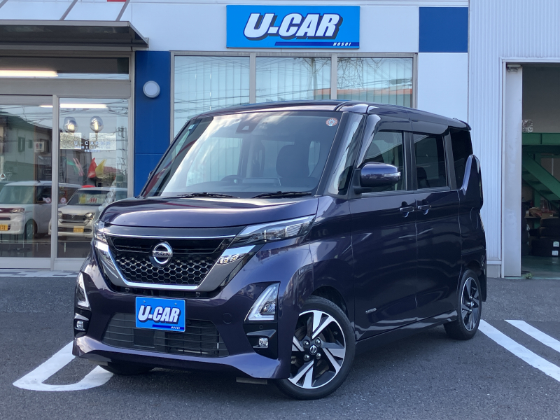 日産 ルークス ハイウェイスターGターボ　プロパイロットエディション　純正でかナビ　前後ドラレコ　ETC