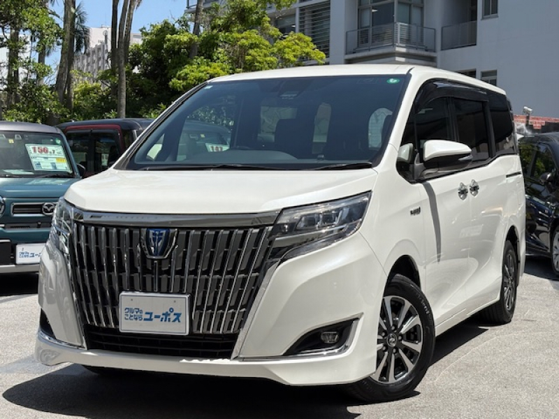 トヨタ エスクァイア ハイブリッドGi　プレミアムパッケージ　OP5年保証対象車　純正10．5インチナビ　12．1インチフリップダウンモニター　ETC　バックカメラ　シートヒーター　クルーズコントロール