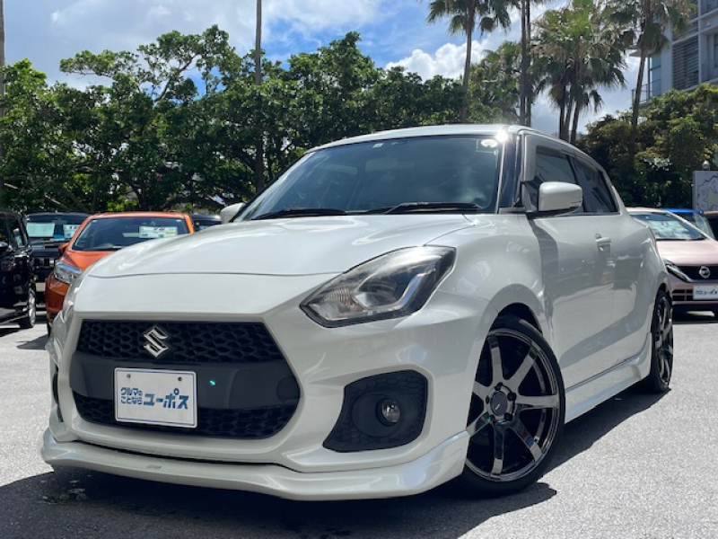 スズキ スイフトスポーツ スポーツOP5年保証対象車　6速マニュアル車　GREDDYエアロパーツ　ENKEI18インチアルミホイール