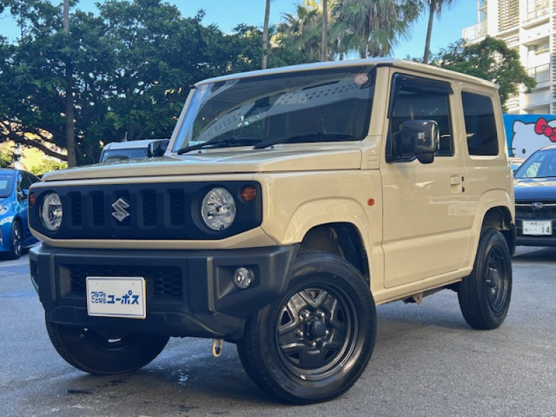 スズキ ジムニー XL OP10年保証対象車　Carrozzeriaナビ　茶革シートカバー　スマートキー