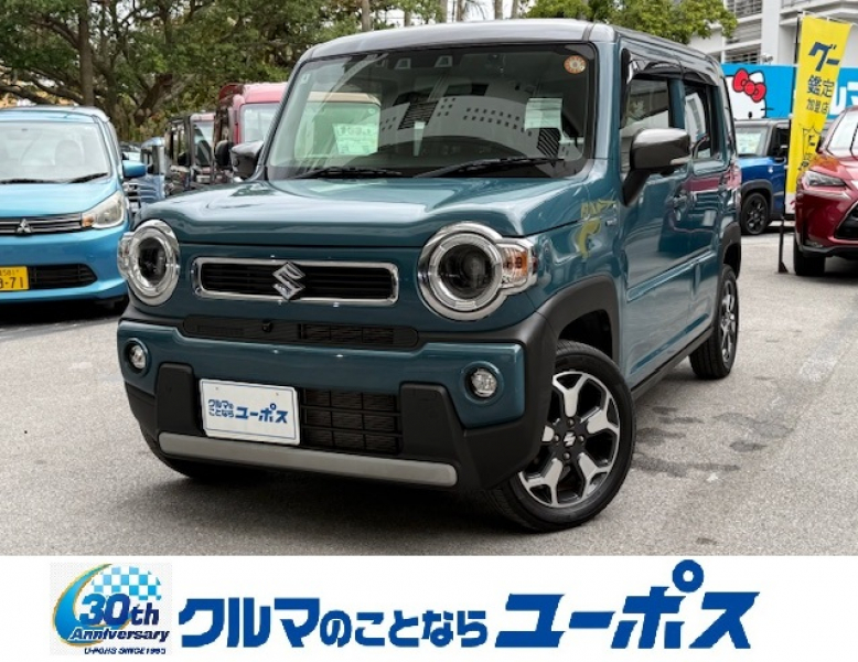 スズキ ハスラー ハイブリッドX　OP5年保証対象車　セーフティサポート　8インチナビ　全方位モニター　ドライブレコーダー