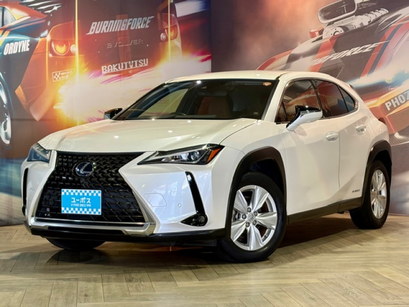 レクサス UX OP10年保証対象車　レクサスメーカーナビ（CD／DVD／BT／USB／AUX／フルセグTV）パノラミックビューモニター　レクサスセーフティ＋　BSM　LDA　ブラウンレザー　前後ドライブレコーダー