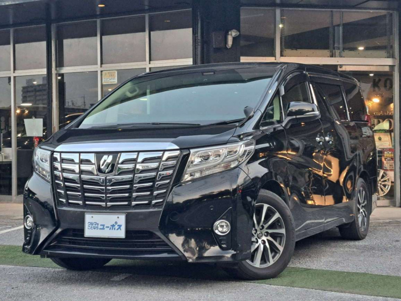 トヨタ アルファード G　OP5年保証対象車　電動パーキング　オートLEDヘッドライト　純正SDナビ　両側パワースライドドア