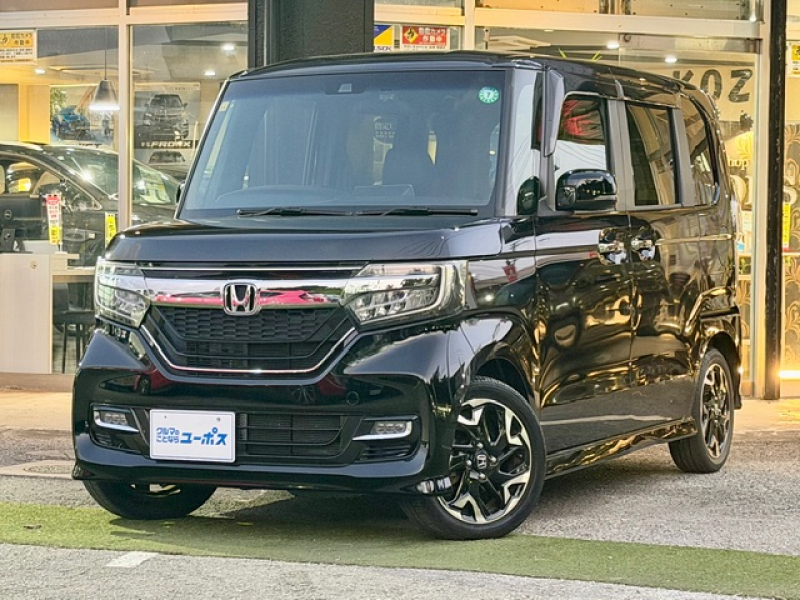 ホンダ N-BOX G・Lターボ　ホンダセンシング　OP5年保証対象車両！　純正ナビ　純正ホイール　ETC　ドラレコ　ハーフレザーシート　バックモニター