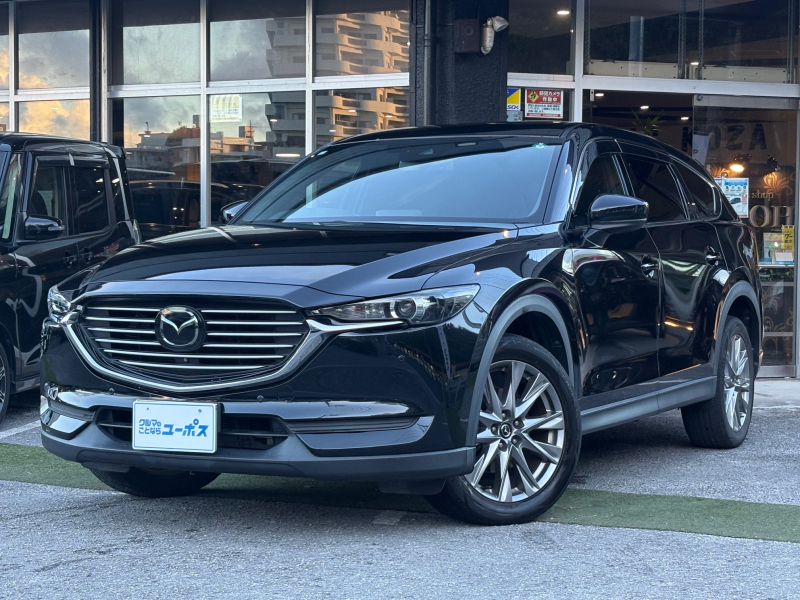マツダ CX-8 2.5S　県内買取直販車両！　OP5年保証対象車両！全方位カメラ　純正19インチアルミホイール　フルセグTV