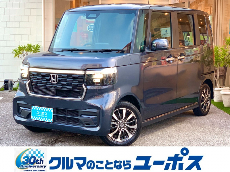 ホンダ N-BOX カスタム　OP10年保証対象車　衝突被害軽減ブレーキ　コーナーセンサー　バックカメラ　ETC車載器　純正ナビ　フルセグTV　パワースライドドア　純正アルミホイール　シートヒーター　LEDライト　オートライト