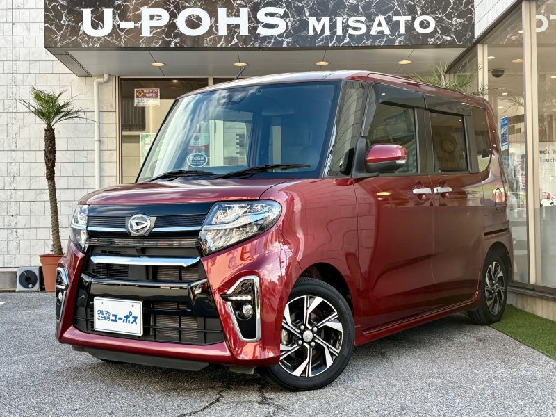 ダイハツ タントカスタム カスタムXセレクション　OP5年保証対象車　スマートアシスト　コーナーセンサー　バックモニター　ETC車載器　フォグランプ