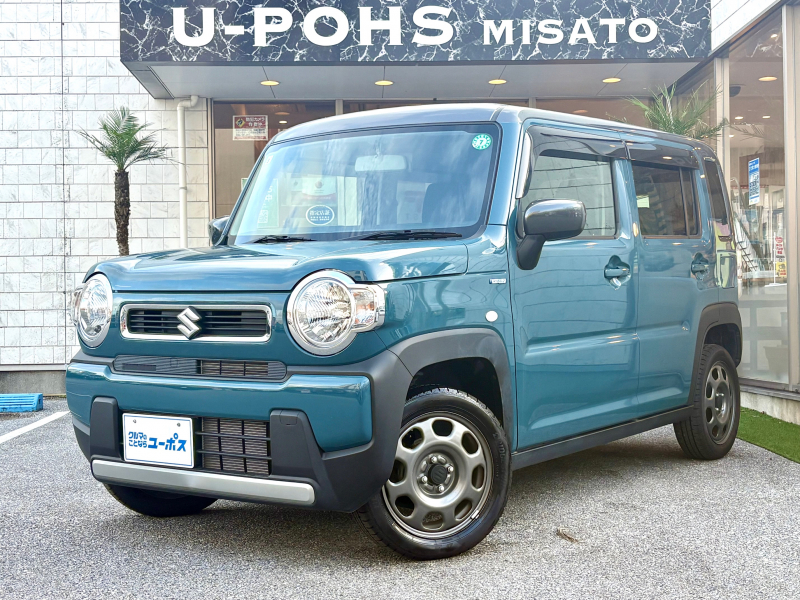 スズキ ハスラー ハイブリッドG　OP10年保証対象車両　走行距離6,846㎞　前席シートヒーター　アイドリングストップ　電格ミラー