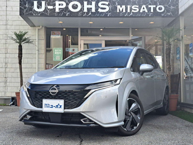 日産 オーラ G　OP10年保証対象車　純正9インチナビ　バックカメラ　コーナーセンサー　ハーフレザーシート　ETC