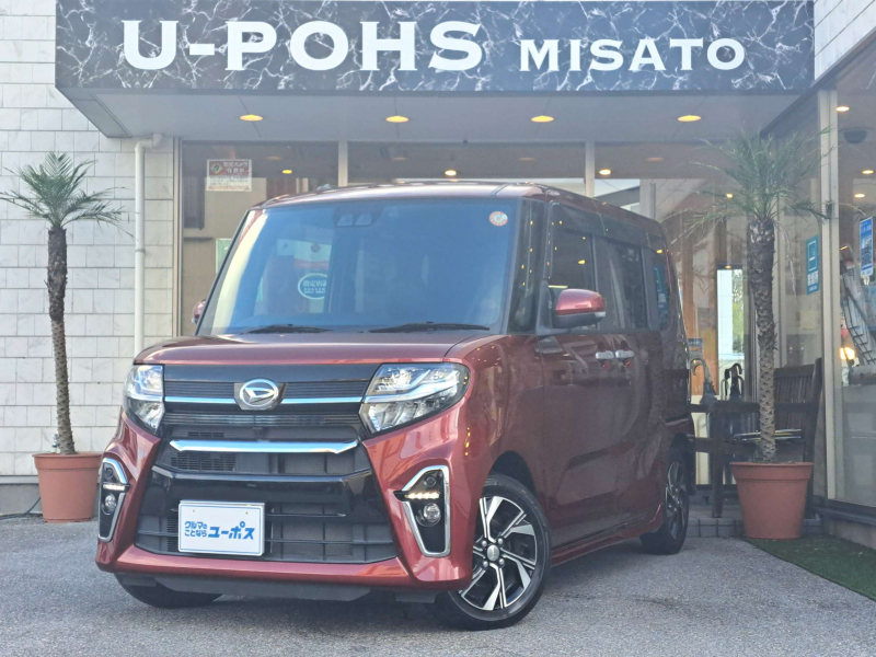 ダイハツ タント カスタムX　OP10年保証対象車　両側パワースライドドア　バックカメラ　ドラレコ　社外ナビ　純正14インチアルミ