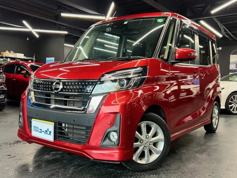 日産 デイズ ルークス ハイウェイスター　Xターボ　OP5年保証対象車両　純正SDナビ（CD／DVD／フルセグ）　バックモニター／360°ビューモニター　ドライブレコーダー　アイドリングストップ　オートマチックハイビーム