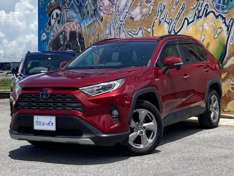 トヨタ RAV4 ハイブリッドG　OP10年保証対象車　純正SDナビ（CD／DVD／Bluetooth／フルセグ）バックモニター　メモリーパワーシート　シートヒーター　ステアリングヒーター　オートマチックハイビーム　BSM　ETC