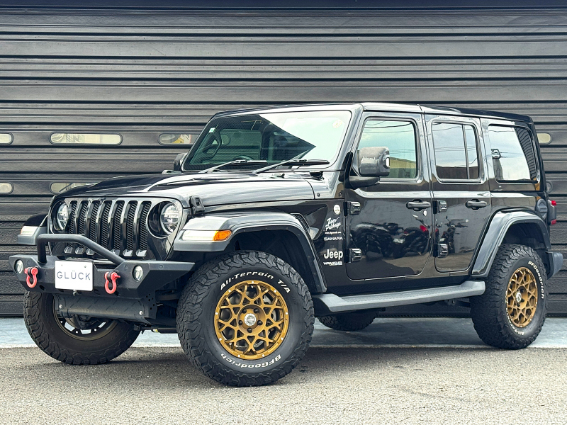 ジープ ラングラー アンリミテッド サハラ3.6L 4WD 1オーナー Tigerpackage ALPINEウーハー ヒルディセントコントロール ブラインドスポットモニター フロントシートヒーター ステアリングヒーター デジタルTV ACC 17インチAW LEDヘッドランプ RANCHOショックアブソーバ