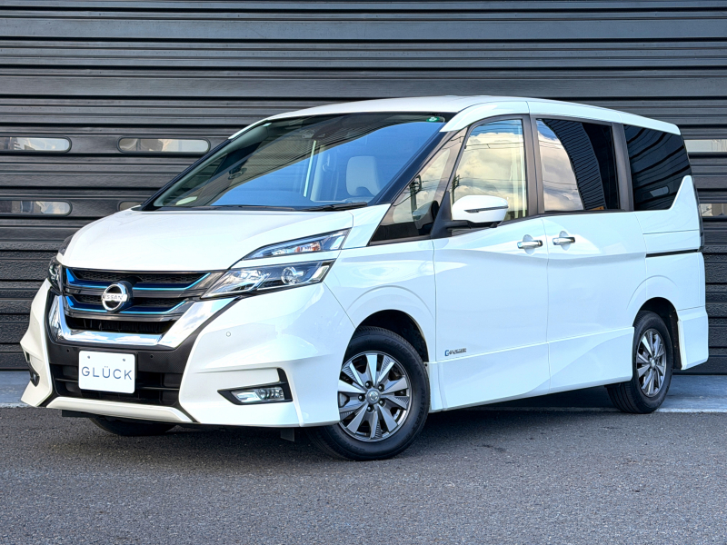 日産 セレナ 1.2e-POWERハイウェイスターV 1オーナー 禁煙車 セーフティーパックB プロパイロット インテリアビューミラー フリップダウンモニター パークアシスト CD/DVD/Blu-ray再生 360度カメラ 両側パワースライドドア コーナーセンサー 純正15AW ACC