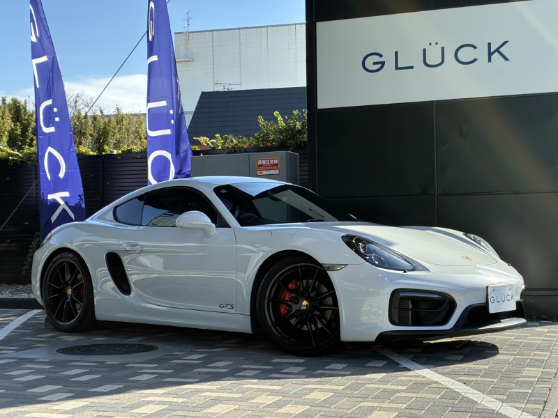 ポルシェ ケイマン(Type981) GTS 6MT スポーツクロノPKG スポーツエグゾースト カーボンインテリアPKG アルカンターラルーフ 20インチAW シートヒーター 電格ミラー 純正ナビ Bluetooth TV グレーメータ ETC
