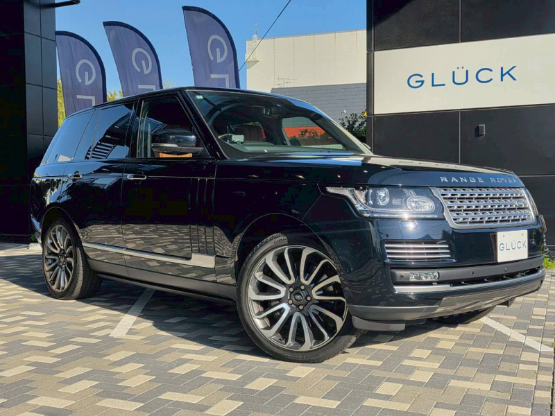 ランドローバー レンジローバー オートバイオグラフィ 4WD ワンオーナー 禁煙車 パノラミックスライディングルーフ 22インチAW メリディアンサウンド Bluetooth接続 OPカラーマリアナブラック 茶革 ヒーター＆クーラーシートマッサージ機能付き  ステアリングヒーター