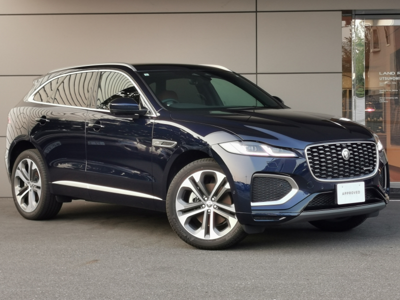 ジャガー F-PACE RダイナミックSE2.0L D200 4WD 1オーナー シートヒーター 液晶メーター 禁煙車 ワイヤレス充電 21インチ「style5104」 パワーテールゲート 電動コラム  MERIDIAN アンビエントライト Pivi Pro 12way電動シート(メモリー付き) アダクティプクルーズコントロール
