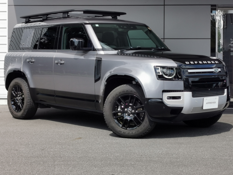 ランドローバー ディフェンダー 110 2.0L P300 4WD 1オーナー 禁煙車 ル-フラダ- ル-フラック オプションカラー 8wayセミ電動シート センターコンソール アップルカープレイ アンドロイドオート