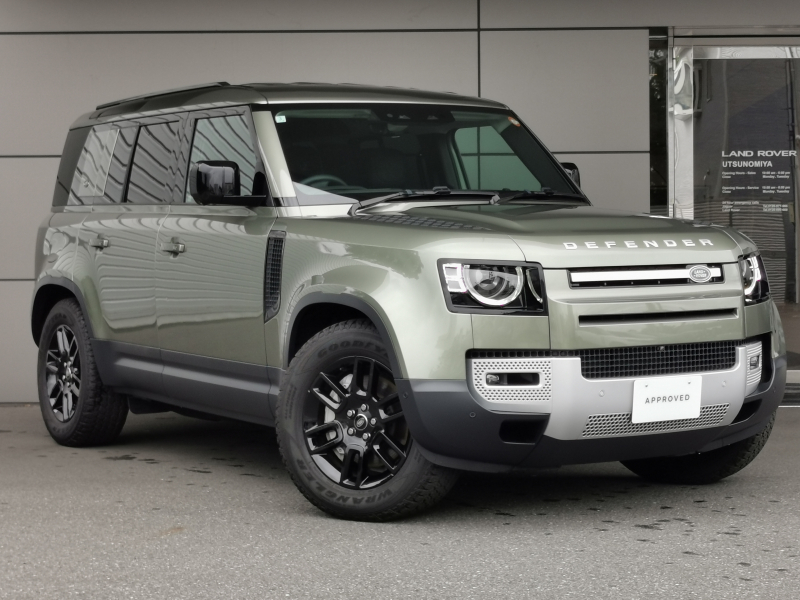 ランドローバー ディフェンダー 110 S 3.0L D300 4WD 1オーナー エアサスペンションパック 19インチアルミホイール フロントヒーターシート＆クーラーシート ヘッドアップディスプレイ メモリーシート 液晶メーター Apple CarPlay Android Auto