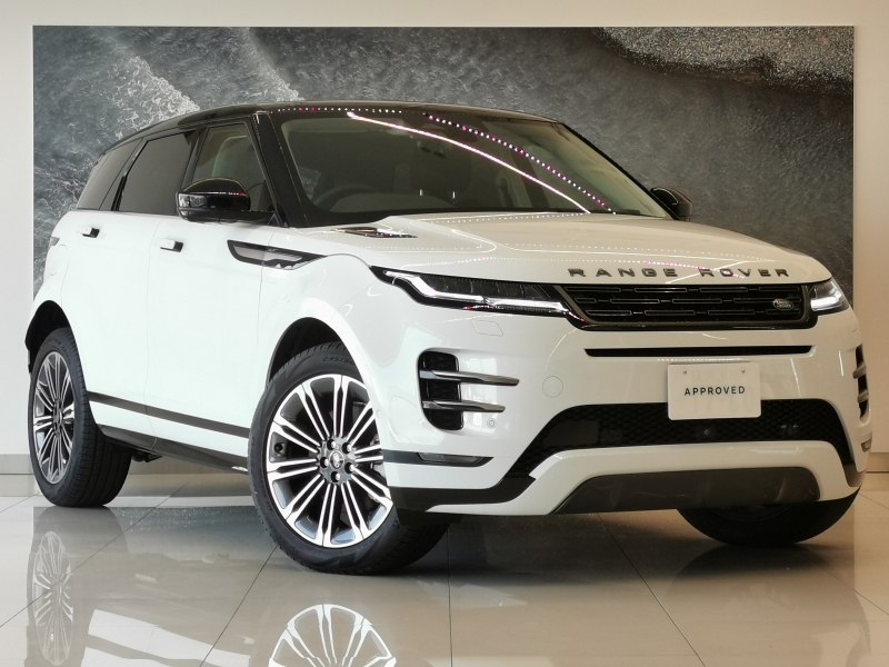 ランドローバー レンジローバー EVOQUE ダイナミックHSE2.0LP250 1オーナー サンルーフ コールドクライメートコンビニエンスパック フロントヒータークーラーシート＆リアシートヒーター ブラックコントラストルーフ 20インチ スタイル1085 ホイール MERIDIANサウンド 禁煙車 パワーテールゲート 電動シートメモリー機能付 パドルシフト