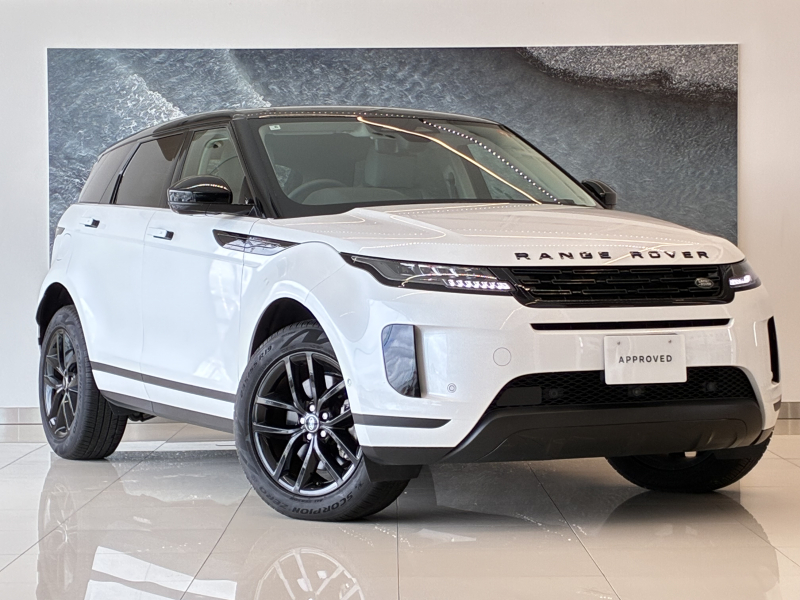 ランドローバー レンジローバー EVOQUE S 2.0L D200  1オーナー ブラックエクステリアパック 19インチAWスタイル5136(グロスブラック) コントラストルーフ(ブラック) 電動調整フロントシート(メモリー付) LEDヘッドライト デジタルインナーミラー プライバシーガラス 禁煙車 オストゥーニパールホワイト 電動調整ステアリングコラム