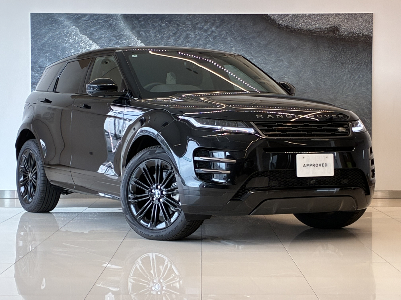 ランドローバー レンジローバー EVOQUE ダイナミックHSE 1.5L P300e 1オーナー サンルーフ 20インチスタイル1085(ブラック)MERIDIANサウンド コールドクライメートパック 電動フロントシート(ヒーター/クーラー/メモリ付き) LEDヘッドライト リアシート(ヒーター) プライバシーガラス 禁煙車 本革シート 3Dサラウンドカメラ アダプティブクルーズコントロール