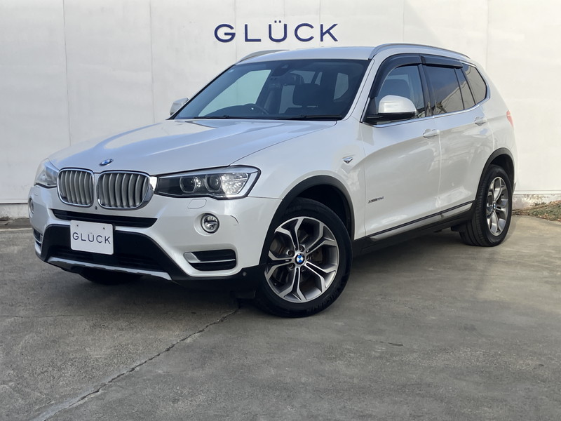 BMW X3 xドライブ20d xライン 4WD1オーナー/禁煙車/純正HDDナビ/バックカメラ/アダプティブクルーズ/黒革レザーシート/シートヒーター/パワーバックドア/パドルシフト/