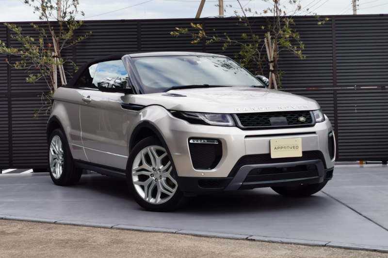 ランドローバー レンジローバー EVOQUE コンバーチブルHSE Dynamic4WD アダプティブクルーズコントロール LEDヘッドライト レーンデパーチャーワーニング ブラインドスポットモニター シートヒーター アンビエントライト キーレス MERIDIAN エマージェンシーブレーキ サラウンドカメラ 20インチホイール