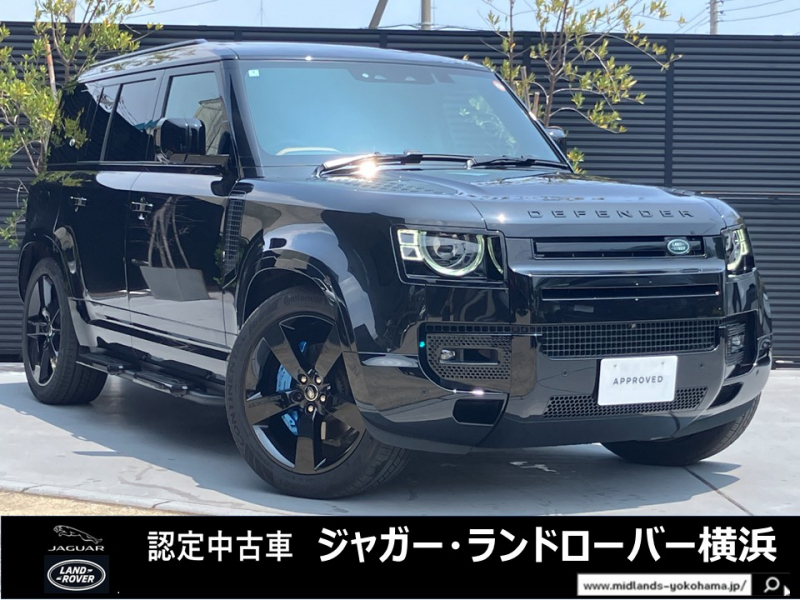 ランドローバー ディフェンダー 110X DynamicHSE D300 4WD 1オーナー エアサスパック　サンルーフ 禁煙車 ブラックパック クリアサイトインテリアビューミラー 14way電動シ-ト  シートヒーター＆クーラー 3ゾーンクライメートコントロール 22インチアルミホイール 空気清浄システム