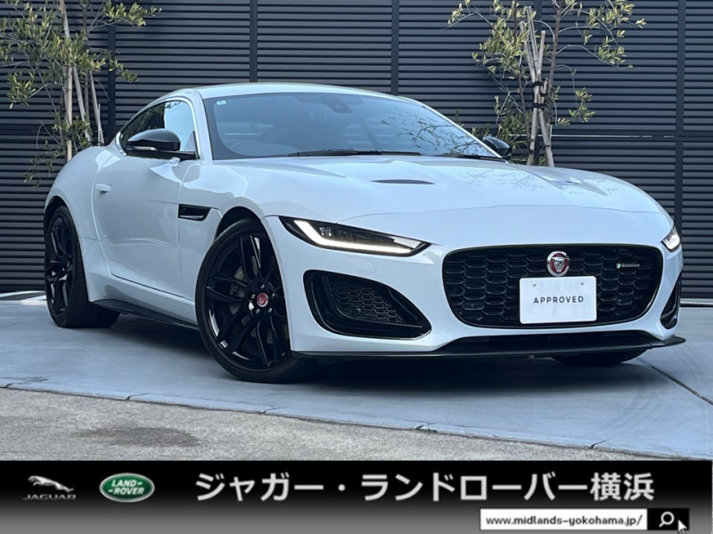 ジャガー Fタイプ Rダイナミック2.0L P300 禁煙車 2021年モデル 20インチスタイル6003ホイール シートヒーター 電動シートメモリー機能付 クライメイトパック パワーテールゲート ステアリングヒーター 2ゾーンエアコン デジタルテレビ   パドルシフト MERIDIANサウンド ラゲッジリッドスポイラー アップルカープレイ アンドロイドオート
