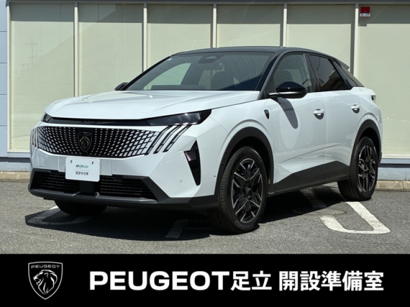 プジョー 3008 GTアルカンタラパッケージ ハイブリッド　認定中古車　アクティブクルーズコントロール　レーンポジショニングアシスト　ステアリングパドルシフト　パワーリフトゲート　AppleCarPlay　ワイヤレスチャージ　バックカメラ　　ETC