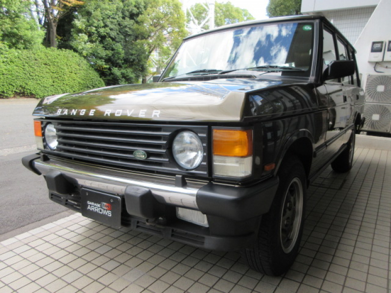 ランドローバー レンジローバー 4.3ヴァンデンプラ 本革 SR 純正同色AW LWB コイルサス換装 後期インテリア アイアンバンパー 天張新品生地張替済 正規ディーラー車 右ハンドル 記録簿付