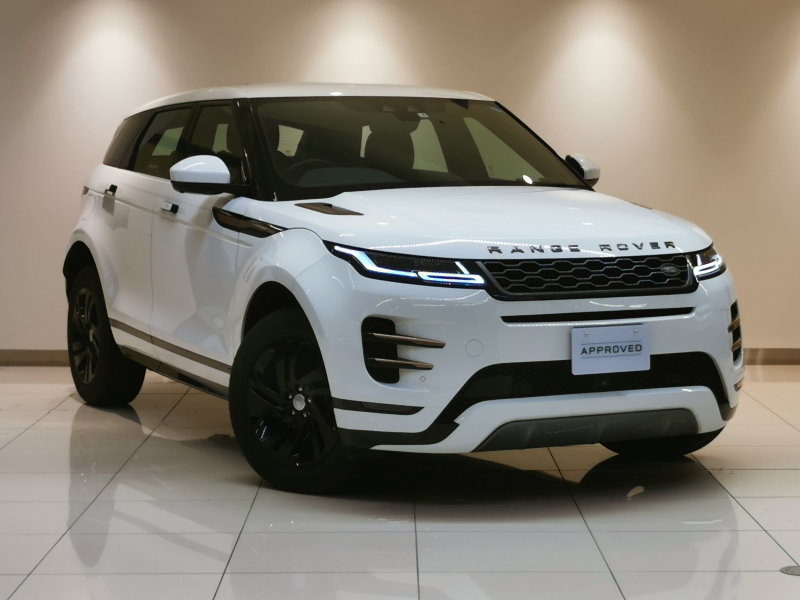 ランドローバー レンジローバー EVOQUE Rダイナミック S 2.0L  P250 AWD 1オーナー  20MY 白/黒革シート シートヒーター 電動調節シート クリアサイトインテリアリアビューミラー アダプティブクルーズコントロール インタラクティブドライバーディスプレイ ブラインドスポットモニター パドルシフト