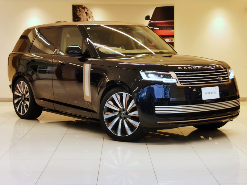 ランドローバー レンジローバー SV 4.4L V8 P615 SWB AWD 1オーナー 茶革シート サンルーフ 全席シートヒーター＆クーラー＆マッサージ MERIDIAN ヘッドアップディスプレイ 23インチアルミホイール 電動サイドステップ クリアサイトインテリアリアビューミラー
