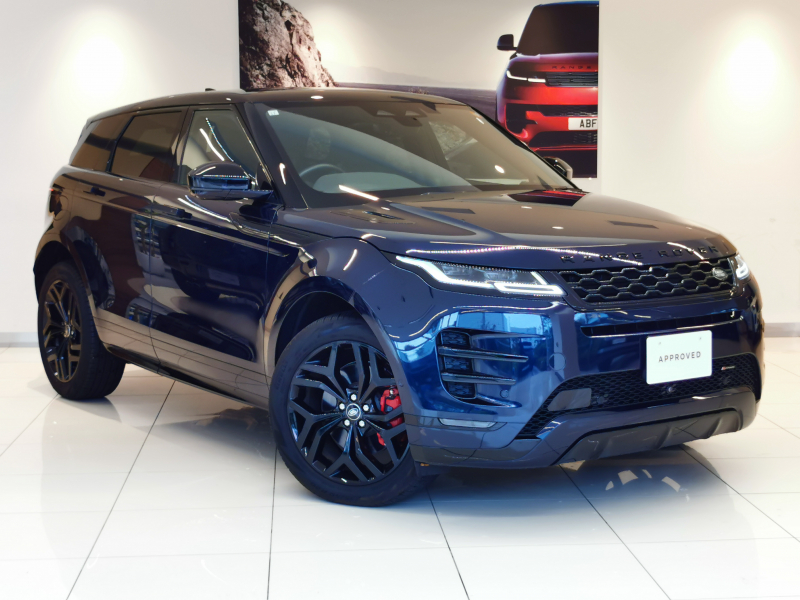 ランドローバー レンジローバー EVOQUE RダイナミックS 2.0L D200 AWD 1オーナー 白黒革シート サンルーフ フロントシートヒーター ワイヤレスデバイスチャージング ブラックエクステリアパック 20インチアルミホイール パワーテールゲート ACC ステアリングヒーター