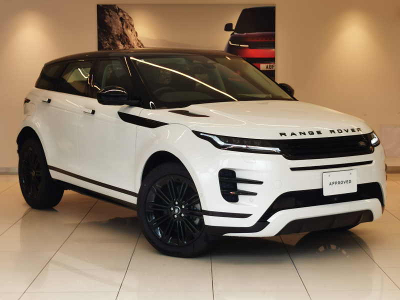 ランドローバー レンジローバー EVOQUE ダイナミックSE 2.0L D200 AWD 1オーナー 白黒革シート MERIDIANサウンド 全席シートヒーター クリアサイトインテリアリアビューミラー ブラックエクステリアパック 20インチアルミホイール