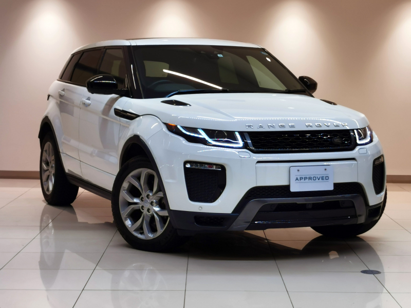 ランドローバー レンジローバー EVOQUE HSEダイナミック 2.0L  AWD サンルーフ 黒革 19インチAW MERIDIANサウンドシステム  ブラインドスポットモニター パワーテールゲート マルチカラー アンビエントライト シートヒーター
