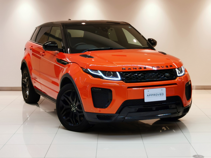 ランドローバー レンジローバー EVOQUE HSEダイナミック 2.0L AWD 24台限定 1オーナー 黒革 F席シートH＆C R席ヒーター MERIDIAN ブラックルーフ OP20インチアルミホイール パワーテールゲート サラウンドカメラ