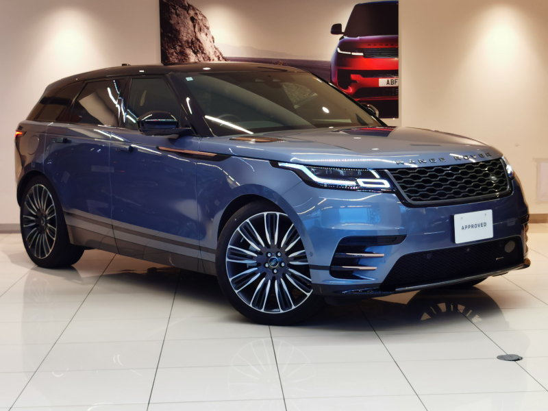 ランドローバー レンジローバー VELAR RダイナミックS 2.0L P250 AWD 1オーナー 青黒革シート サンルーフ フロントシートヒーター MERIDIANサウンド 電子制御エアサスペンション 電動調整ステアリングコラム インタラクティブドライバーディスプレイ 22インチアルミホイール
