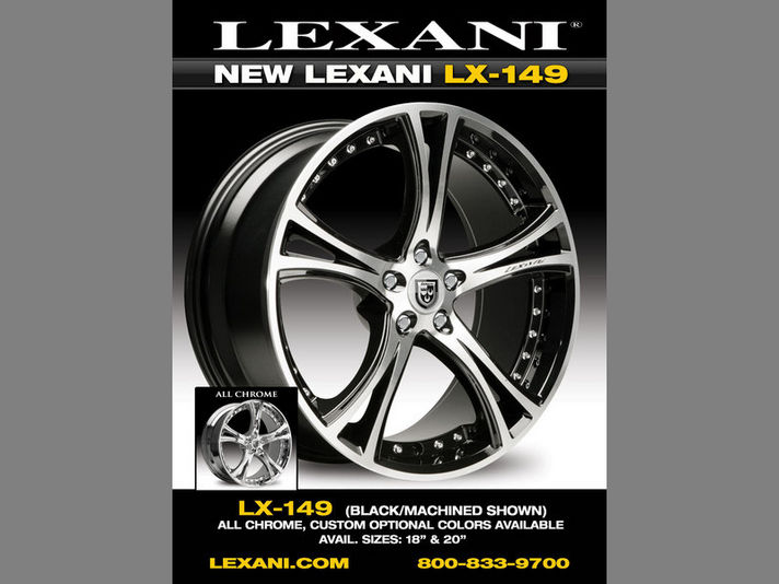 LEXANI LX-14918/20incベースカラーはブラックマシーンorクロームの設定です。