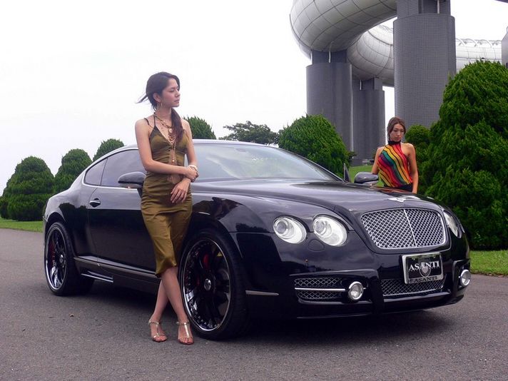 Bentley Continental GT with AF142 Black/Chrome Two-tone 22inch    Special Thanks：Fantasy