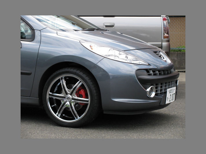 Peujeot 207 with LX-7 18inch