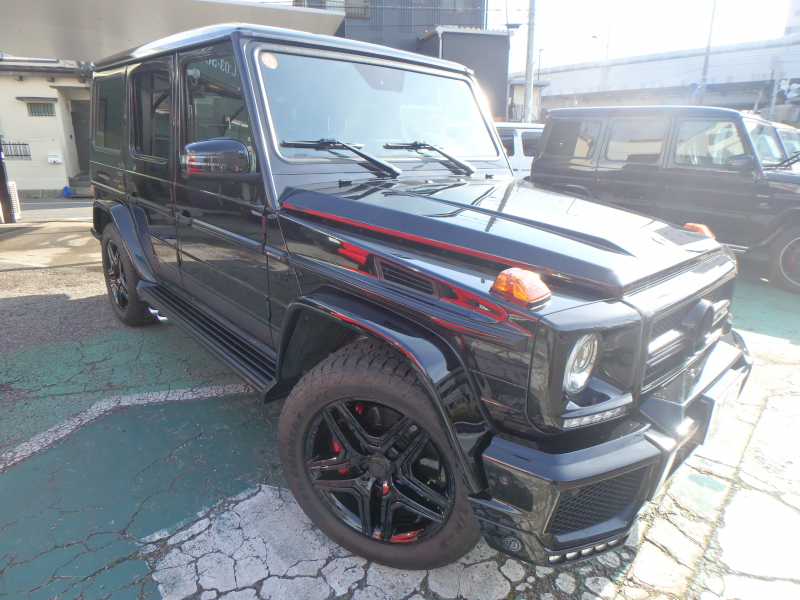 AMG Gクラス G63 ディーラー車　カスタム車輛　オブシディアンブラック