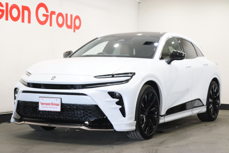トヨタ クラウンスポーツ Z　新車保証継承付　ワンオーナー　禁煙車　モデリスタ　パノラマルーフ　本革　デジタルインナーミラー　全周囲カメラ　メモリーナビ　フルセグ　HUD　セーフティセンス　置くだけ充電　パワーバックドア　20AW