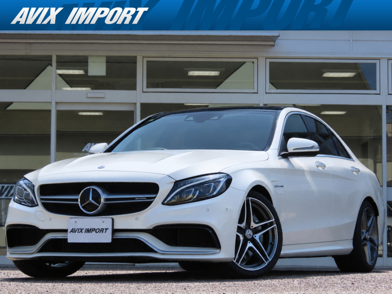 AMG Cクラス C63 ｴｸｽｸﾙｰｼﾌﾞPKG ﾊﾟﾉﾗﾏSR 黒白革 ﾊﾟﾜｰｼｰﾄ ｼｰﾄﾋｰﾀｰ ﾚｰﾀﾞｰｾｰﾌﾃｨｰPKG ACC ﾚｰﾝｷｰﾌﾟ HUD 純正HDDﾅﾋﾞ TV Bｶﾒﾗ PTS Burmester ｻｳﾝﾄﾞ ｴｱﾊﾞﾗﾝｽ ﾊﾟﾜｰﾃｰﾙｹﾞｰﾄ LEDﾗｲﾄ AMG19ｲﾝﾁAW