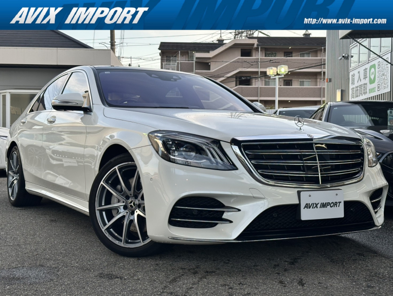メルセデスベンツ Sクラス S450 ｴｸｽｸﾙｰｼﾌﾞ(ISG搭載ﾓﾃﾞﾙ) AMGﾗｲﾝﾌﾟﾗｽ 後期型 黒革 ﾊﾟﾉﾗﾏSR ﾍﾞｰｼｯｸPKG RSP ｴｱｻｽ 前後ｼｰﾄﾋｰﾀｰ ﾍﾞﾝﾁﾚｰｼｮﾝ ﾘﾗｸｾﾞｰｼｮﾝ ﾀﾞｲﾅﾐｯｸｼｰﾄ LED HUD 純正HDDﾅﾋﾞ 地ﾃﾞｼﾞ Burmesterｻｳﾝﾄﾞ 全周ｶﾒﾗ AMG20AW 右H 正規D車