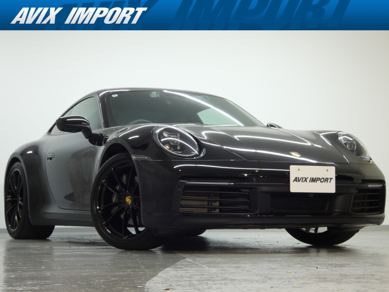 ポルシェ 911(Type992) ｶﾚﾗ 右H正規D車 水平対向6気筒ﾂｲﾝﾀｰﾎﾞ 8速PDK ｽﾎﾟｰﾂｸﾛﾉPKG 赤革 14Wayﾊﾟﾜｰｼｰﾄ ｼｰﾄﾋｰﾀｰ&ﾍﾞﾝﾁﾚｰﾀｰ PCMﾅﾋﾞ(10.9ｲﾝﾁ) 全周C＆PAS ｸﾙｺﾝ&LCA LEDﾍｯﾄﾞﾗｲﾄ(PDLS付) 電格ﾐﾗｰ ｺﾝﾌｫｰﾄA ｽﾎﾟｰﾂﾃｰﾙﾊﾟｲﾌﾟ PASM 純正20/21ｲﾝﾁAW(ﾌﾞﾗｯｸ) 禁煙