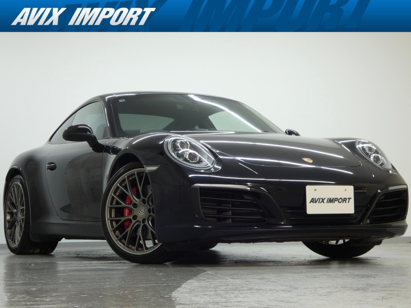 ポルシェ 911(Type991.2) ｶﾚﾗS 後期型 右H正規D車 水平対向6気筒ﾂｲﾝﾀｰﾎﾞ 7速PDK ｽﾎﾟｰﾂｸﾛﾉPKG 黒革 ｼｰﾄﾋｰﾀｰ PCMﾅﾋﾞ Bｶﾒﾗ LEDﾍｯﾄﾞﾗｲﾄ(PDLSﾌﾟﾗｽ付) 電動格納ﾐﾗｰ ｽﾎﾟｰﾂﾃｰﾙﾊﾟｲﾌﾟ PASM PTV+ 赤ｷｬﾘﾊﾟｰ 純正20AW 禁煙